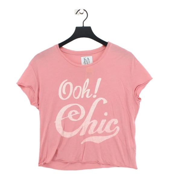 Zoe Karssen Tops - Zoe Karsenn Ooh Chic! Pink Tee